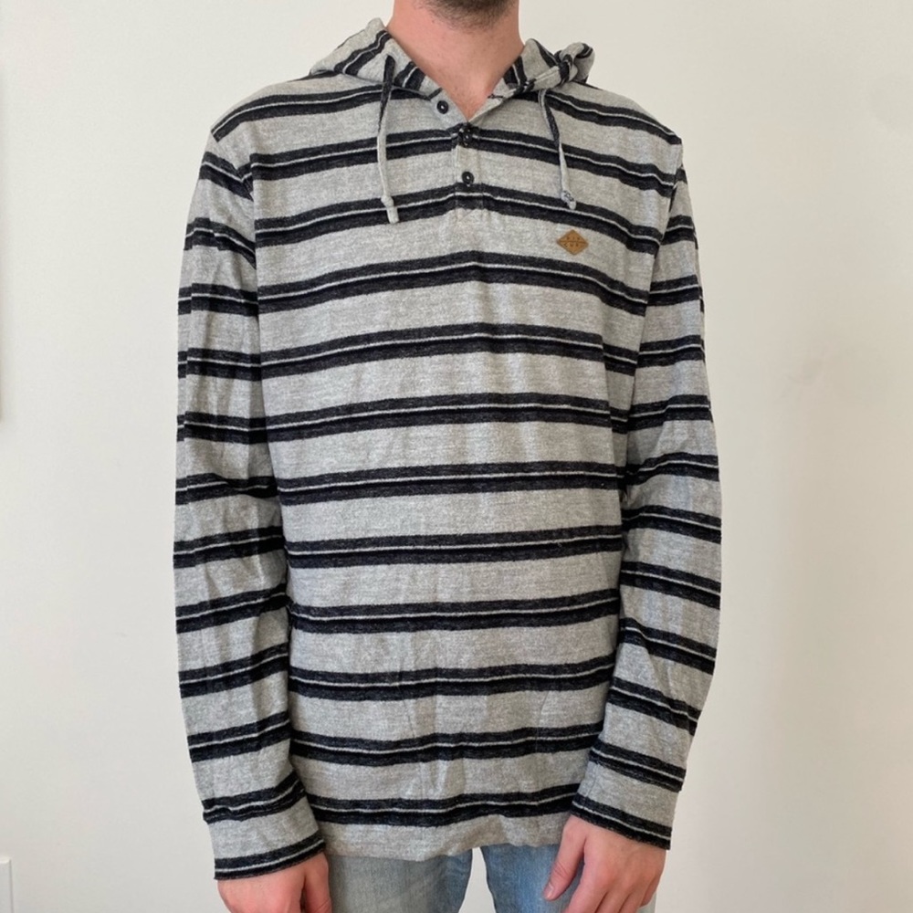 Striped Rip Curl Pancho Hoodie
